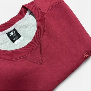 Vintage Starter Burgundy Crewneck Sweatshirt 3XL Classic Logo 90s Y2K Streetwear